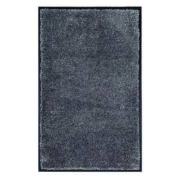 The Rug Shop UK Grey Silver Modern WashaMat - Size: 80 cm x 50 cm - thumbnail 2