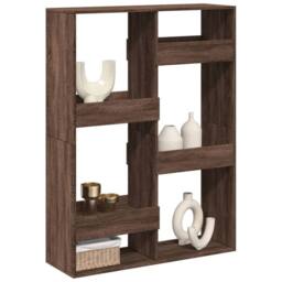 Berkfield Home Room Divider Brown Oak 100x33x135 cm Engineered Wood - Size: 100 x 33 x 135 cm - thumbnail 2