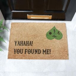 Artsy Mats YAHAHA Doormat (60 x 40cm) in Brown - Size: 40 cm x 60 cm - thumbnail 1