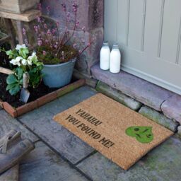 Artsy Mats YAHAHA Doormat (60 x 40cm) in Brown - Size: 40 cm x 60 cm - thumbnail 3