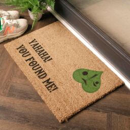 Artsy Mats YAHAHA Doormat (60 x 40cm) in Brown - Size: 40 cm x 60 cm - thumbnail 2
