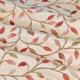 Voyage Maison Cervino Jacquard Pencil Pleat Curtain Pair in Beige - Size: 229 cm width x 229 cm drop - thumbnail 6