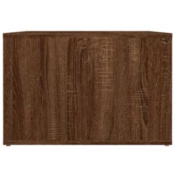 Berkfield Home Bedside Table Brown Oak 57x55x36 cm Engineered Wood - Size: 57 x 55 x 36 cm - thumbnail 6