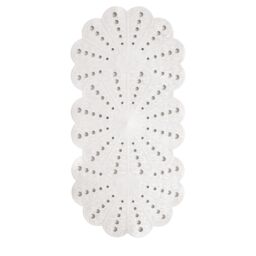 Showerdrape Petal White 740 x 360mm Anti-slip Bath Mat - thumbnail 4