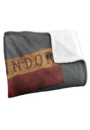 Harry Potter Burnt Banners Silky Touch Super Soft Throw Blanket 152 X 127 cm in White - thumbnail 3