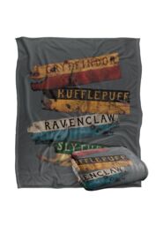 Harry Potter Burnt Banners Silky Touch Super Soft Throw Blanket 152 X 127 cm in White - thumbnail 2