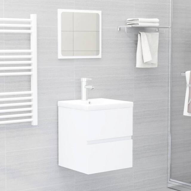 Berkfield Home Sink Cabinet White 41x38.5x45 cm Engineered Wood - image 1