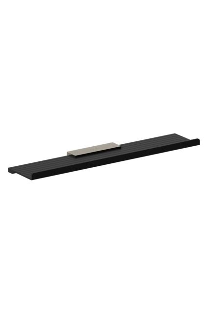 Cosmic Bathroom Shelf, Organizer, 40cm, Matt Steel, Architect S+ Collection in Black - image 1