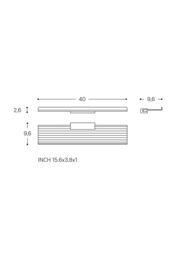 Cosmic Bathroom Shelf, Organizer, 40cm, Matt Steel, Architect S+ Collection in Black - thumbnail 4