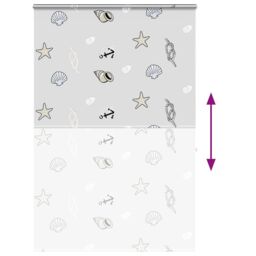 Berkfield Home Shower Roller Blind with Cassette 160x240 cm Fabric Width 156 cm in Black - thumbnail 5