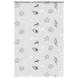Berkfield Home Shower Roller Blind with Cassette 160x240 cm Fabric Width 156 cm in Black - thumbnail 1