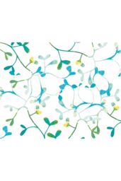 Origin Murals Watercolour Petals Wall Mural in Blue - Size: W350 cm x H280 cm - thumbnail 2