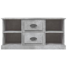 Berkfield Home TV Cabinet Concrete Grey 99.5x35.5x48 cm Engineered Wood - thumbnail 6