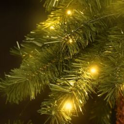 Berkfield Home Christmas Tree with LEDs 120 cm in Green - thumbnail 4