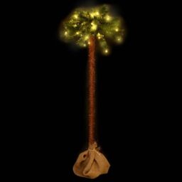 Berkfield Home Christmas Tree with LEDs 120 cm in Green - thumbnail 3