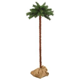 Berkfield Home Christmas Tree with LEDs 120 cm in Green - thumbnail 2