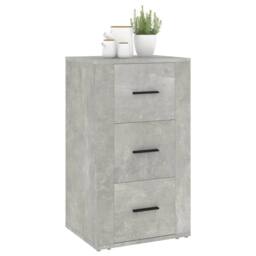 Berkfield Home Sideboard Concrete Grey 40x33x70 cm Engineered Wood - Size: 40 x 33 x 70 cm - thumbnail 8