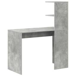 Berkfield Home Concrete Grey Writing Desk Concrete grey - thumbnail 7