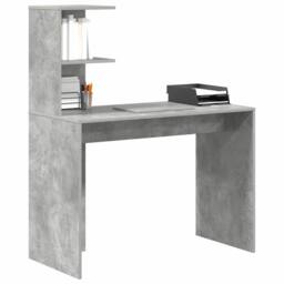 Berkfield Home Concrete Grey Writing Desk Concrete grey - thumbnail 3