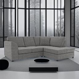 Furniture 786 Hilton 4 Seater Right Hand Facing Corner Sofa in Grey - thumbnail 2