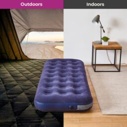 Neo Inflatable Air Bed Mattress in Blue - Size: Double - thumbnail 3