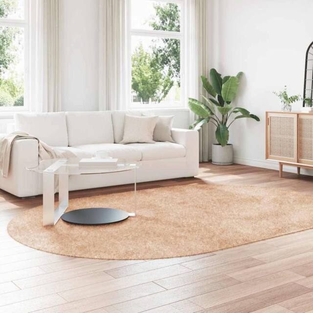 Berkfield Home Shaggy Rug High Pile NAVARRA Beige 300x200 cm Polyester - Size: Medium - image 1