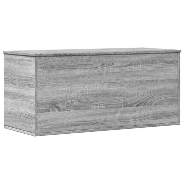 Berkfield Home Storage Box Grey Sonoma 100x42x46 cm Engineered Wood - Size: 100 x 42 x 46 cm - image 1