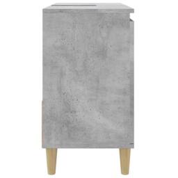 Berkfield Home Durable Bathroom Cabinet Concrete Grey 65x33x60 cm Engineered Wood - Size: 65 x 33 x 60 cm - thumbnail 8