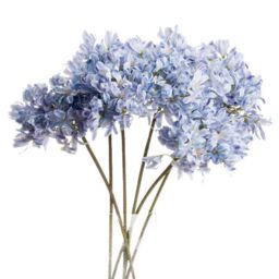 Hill Interiors Agapanthus Artificial Flower in Light Blue - thumbnail 2