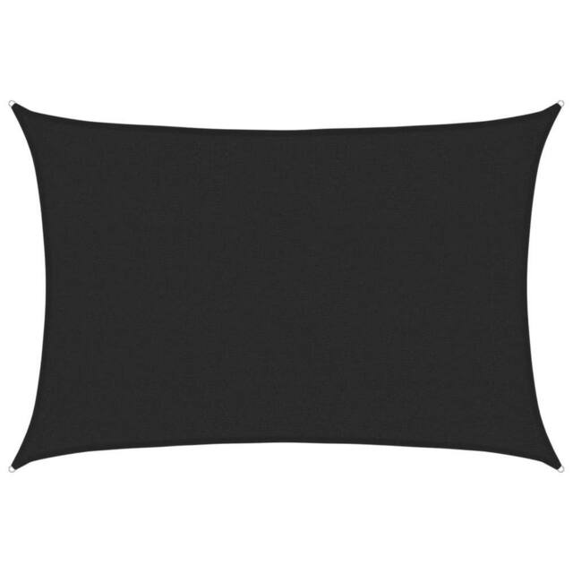 Berkfield Home Sunshade Sail 160 g/m ² Black 2.5x3.5 m HDPE - image 1