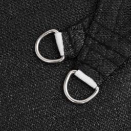 Berkfield Home Sunshade Sail 160 g/m ² Black 2.5x3.5 m HDPE - thumbnail 4