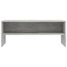 Berkfield Home TV Cabinet Concrete Grey 100x40x40 cm Engineered Wood - Size: 100 x 40 x 40 cm - thumbnail 4