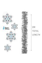 VFM e-Store Candy Cane Tinsel Christmas Decoration X 1 55cm x 19cm x 12cm Red - Size: 55 cm x 19 cm x 12 cm - thumbnail 3