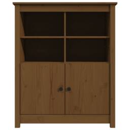 Berkfield Home Sideboard Honey Brown 83x41.5x100 cm Solid Wood Pine - thumbnail 6