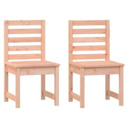 Berkfield Home Durable Garden Chairs 2 pcs 40.5x48x91.5 cm Solid Wood Douglas in Light Tan - thumbnail 3