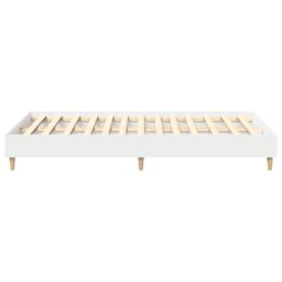 Berkfield Home Bed Frame No Mattress White 135x190 cm Double Engineered Wood - thumbnail 6