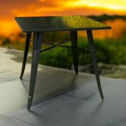 Minster Garden Bar Table - Metal - L80 x W50 x H76 cm - Black - Size: 1 Pack - thumbnail 4