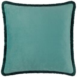 Paoletti Marjoelle Flowers Printed Velvet Cushion - Size: 50 cm x 50 cm - thumbnail 2