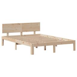 Berkfield Home Decorative Bed Frame with Drawers without Mattress 120x190 cm Sma in Light Brown - Size: Small Double - thumbnail 7
