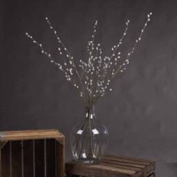 Lemon Pavilion Furniture and Decor Willow Branch Artificial Plant - L25 x W25 x H103 cm - Brown/Green in Brown - thumbnail 6