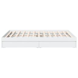 Berkfield Home Bed Frame with Drawers without Mattress White 160x200 cm - thumbnail 5