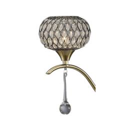 Netlighting Chelsie Ceiling Pendant 3 Light Antique Brass Clear Glass in Bronze - thumbnail 8
