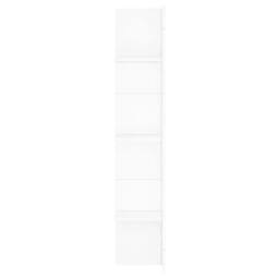 Berkfield Home TV Cabinet White 152x22x113 cm Engineered Wood - Size: 152 x 22 x 113 cm - thumbnail 5