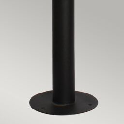 Netlighting Helsingor 1 Light Outdoor Coastal Bollard Lantern Black IP44 E27 - thumbnail 3