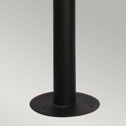 Netlighting Helsingor 1 Light Outdoor Coastal Bollard Lantern Black IP44 E27 - thumbnail 4