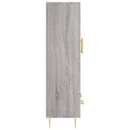 Berkfield Home Highboard Grey Sonoma 69.5x31x115 cm Engineered Wood - thumbnail 7