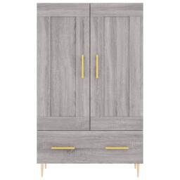 Berkfield Home Highboard Grey Sonoma 69.5x31x115 cm Engineered Wood - thumbnail 5