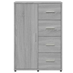 Berkfield Home Sideboard Grey Sonoma 60x31x84 cm Engineered Wood - Size: 60 x 31 x 84 cm - thumbnail 5