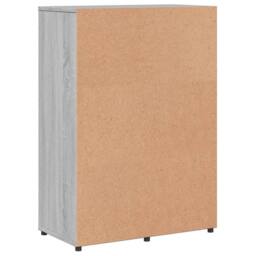 Berkfield Home Sideboard Grey Sonoma 60x31x84 cm Engineered Wood - Size: 60 x 31 x 84 cm - thumbnail 7
