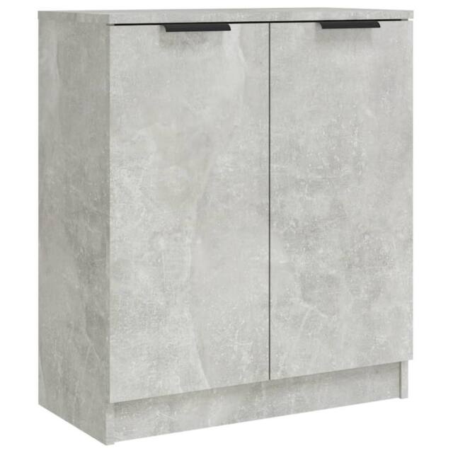 Berkfield Home Sideboard Concrete Grey 60x30x70 cm Engineered Wood - Size: 60 x 30 x 70 cm - image 1